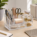 Pureauraderm® ClearView Acrylic Desk Organizer