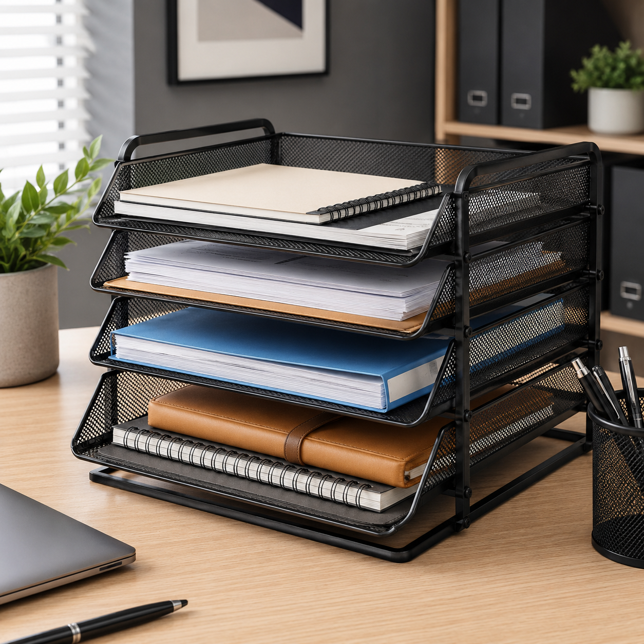 Pureauraderm® SmartStack File Tray Organizer